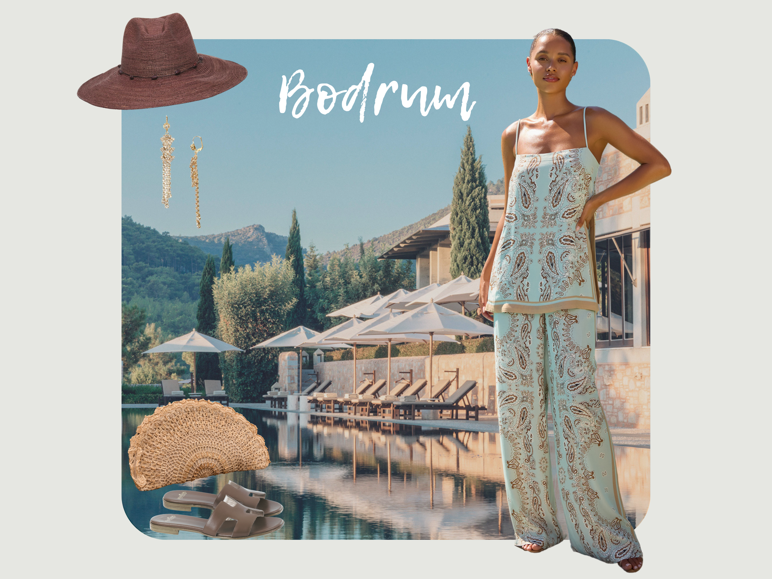 Discover the effortless beauty of the Aegean coast. The Bodrum Collection captures the spirit of sunlit terraces and winding seaside towns.