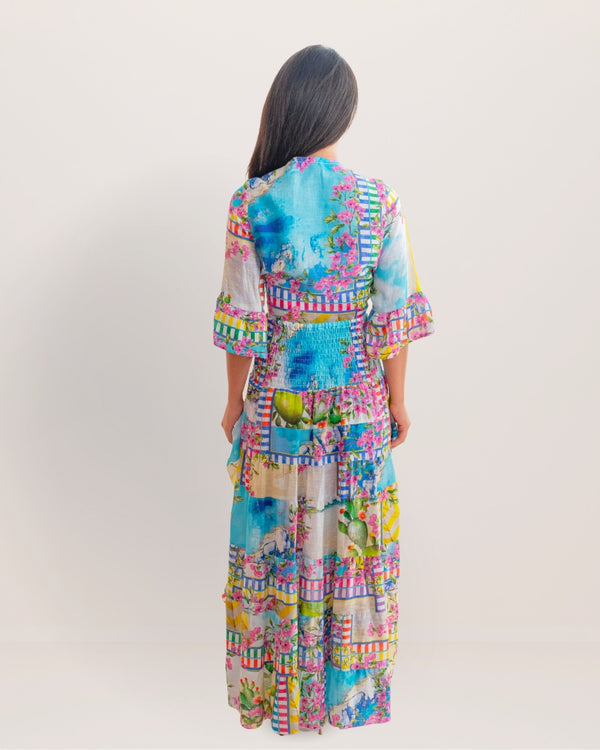 Bolero Nodo Centrale Linen Top by Marina St Barth from Marina St Barth