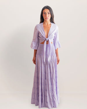 Bolero Nodo Centrale Linen Top by Marina St Barth from Marina St Barth