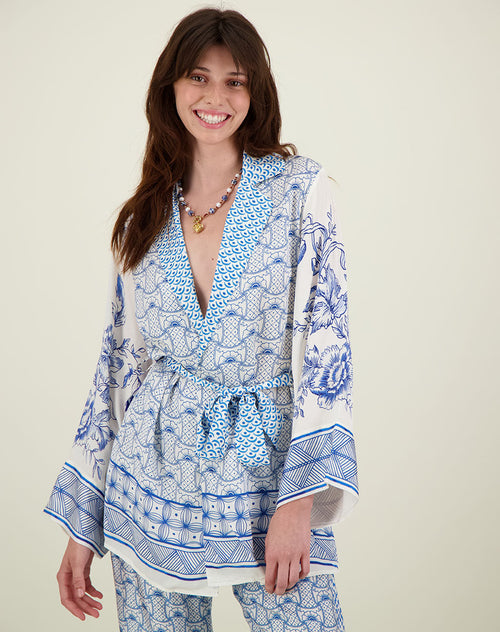 Me369 Lucia Amalfi Kimono Belted by Me 369 from Marina St Barth