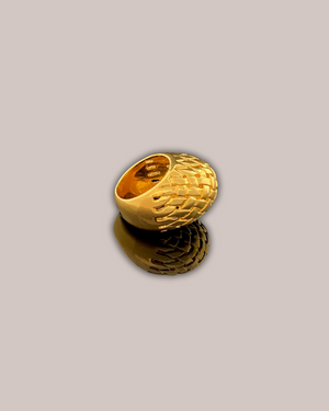 Tay Basketweave Bomb Ring by Tay from Marina St Barth