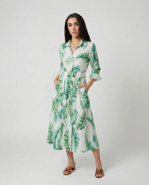Shirt Dress Midi Antibes by Marina St Barth from Marina St Barth