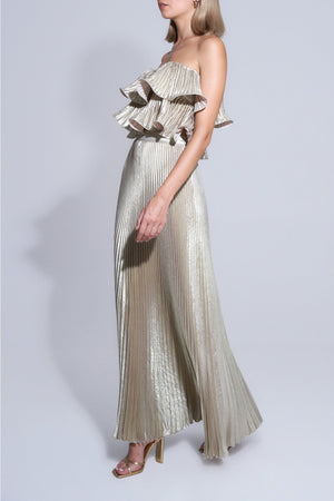 Romance Top Gold Shimmer by L’IDÉE from Marina St Barth