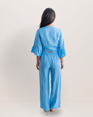 Bolero Nodo Centrale Linen Top by Marina St Barth from Marina St Barth