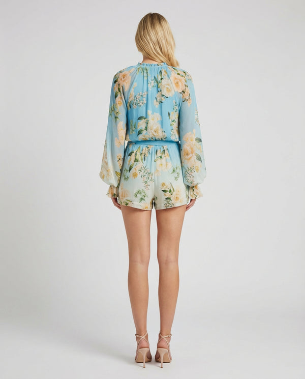 Ajia Romper with Tie Up Belt