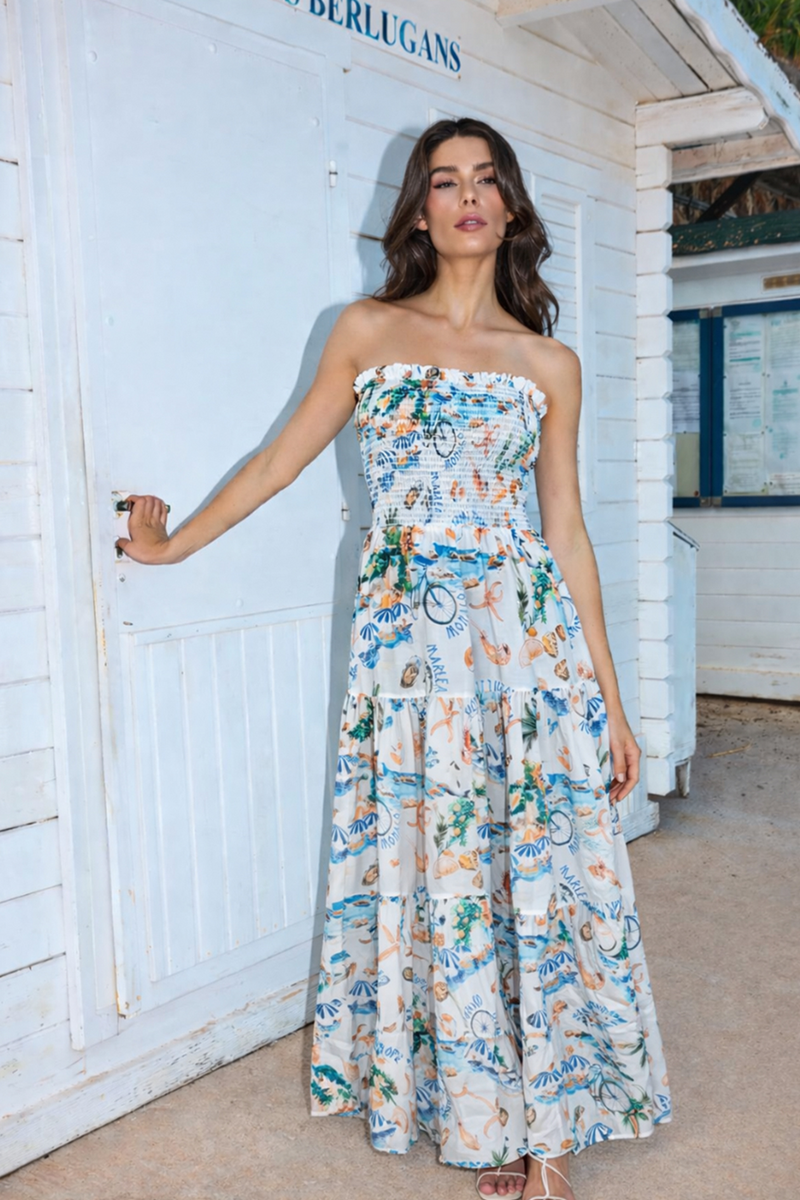Tisha Dress French Riviera