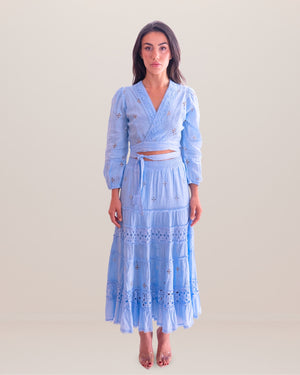 Lorenza Linen Top by Queen Moda from Marina St Barth