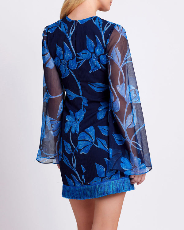 PatBo Nightflower Fringe Trim Mini Dress by PatBo from Marina St Barth