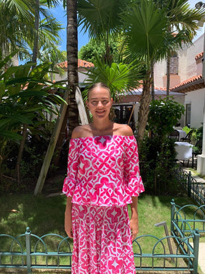 Bolero El Scollo Linen Top by Marina St Barth from Marina St Barth