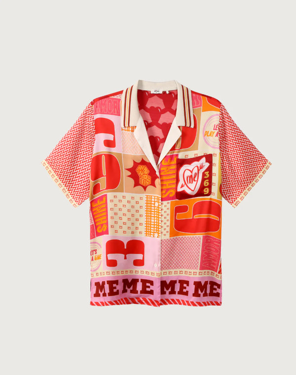 Me369 Lilian Knit Collar Shirt by Me 369 from Marina St Barth