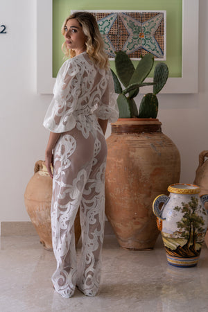 Yam Lace Manu Pants by Y'AM CAPRI from Marina St Barth