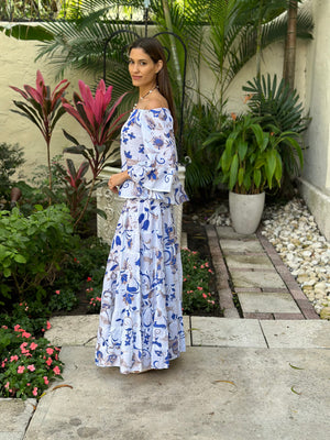 Bolero El Scollo Linen Top by Marina St Barth from Marina St Barth