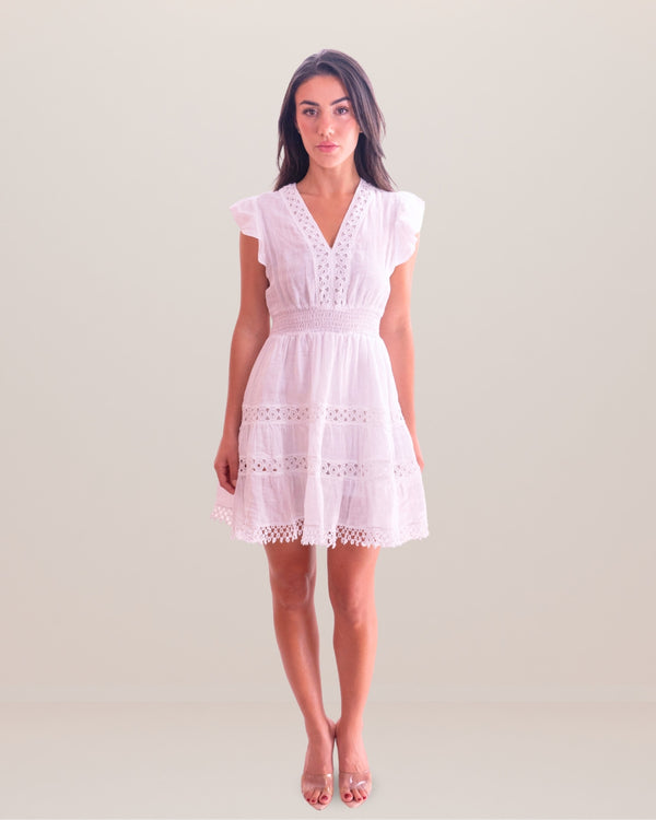 Ravello Linen Dress by Queen Moda from Marina St Barth