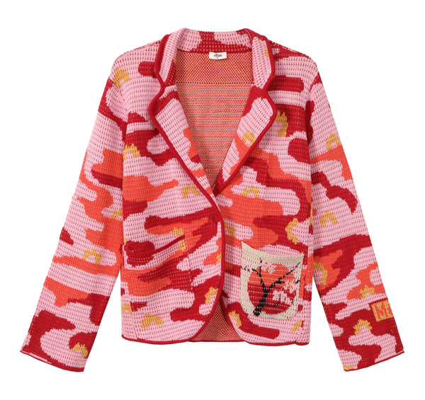 Me369 Magic Jaquard Knit Jacket by Me 369 from Marina St Barth