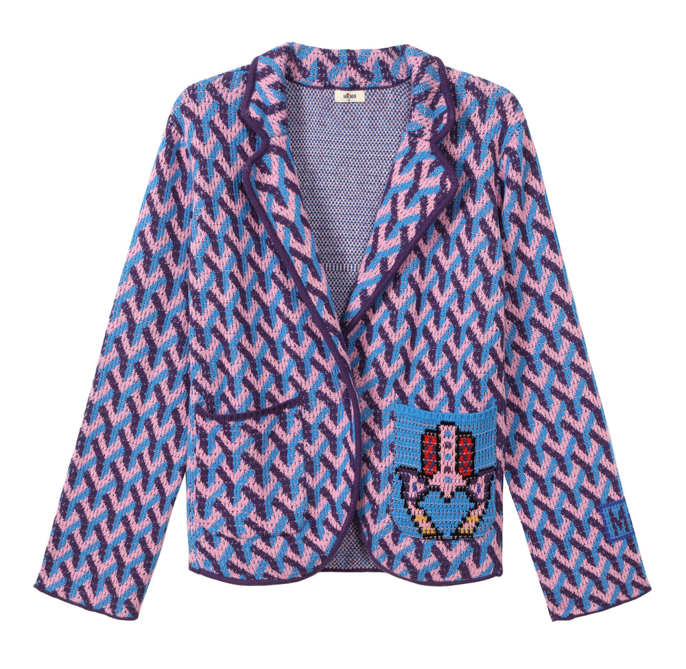 Me369 Magic Jaquard Knit Jacket by Me 369 from Marina St Barth