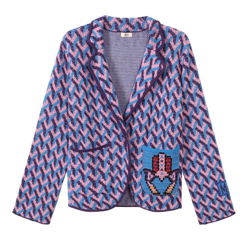 Me369 Magic Jaquard Knit Jacket by Me 369 from Marina St Barth