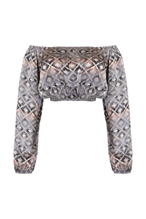 Marlea Marine Maxi Skirt Silk by Marlea from Marina St Barth