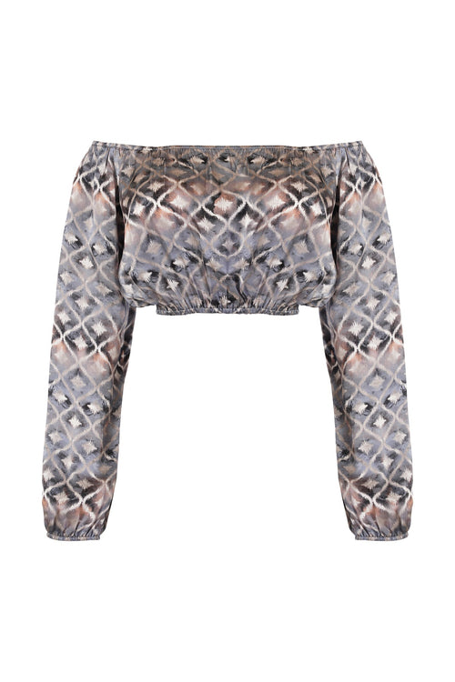 Marlea Marine Maxi Skirt Silk by Marlea from Marina St Barth