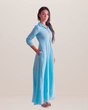 Shirt Dress Long Linen Solid by Marina St Barth from Marina St Barth