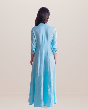 Shirt Dress Long Linen Solid by Marina St Barth from Marina St Barth
