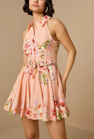 Hemant & Nandita Kavi Short Dress With Buckle Belt by Hemant & Nandita from Marina St Barth