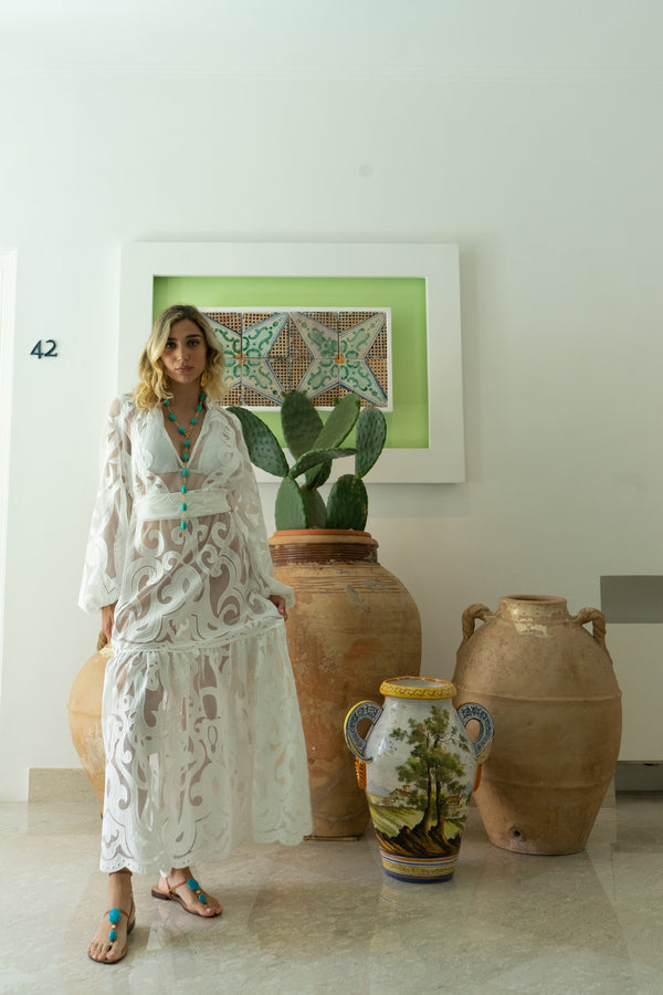 Yam Lace Romie Dress by Y'AM CAPRI from Marina St Barth