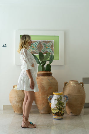 Yam Lace Mina Skirt by Y'AM CAPRI from Marina St Barth