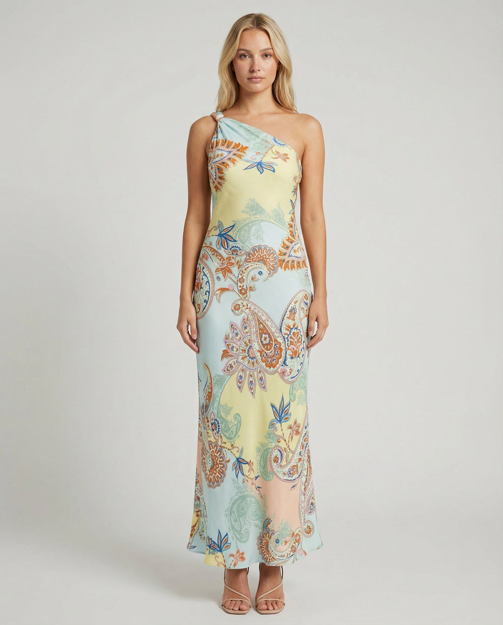 Yuti One Shoulder Sash Dress by Hemant & Nandita from Marina St Barth