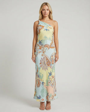 Yuti One Shoulder Sash Dress by Hemant & Nandita from Marina St Barth