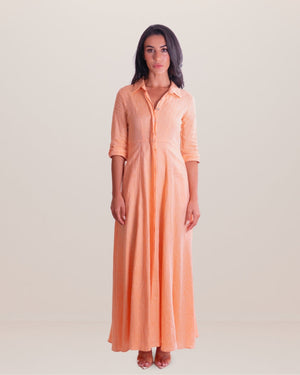 Shirt Dress Long Linen Solid by Marina St Barth from Marina St Barth