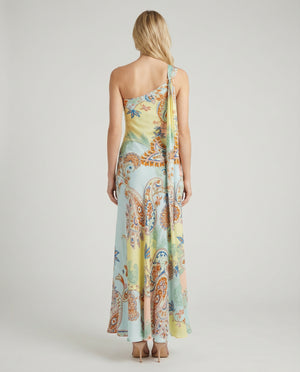 Yuti One Shoulder Sash Dress by Hemant & Nandita from Marina St Barth