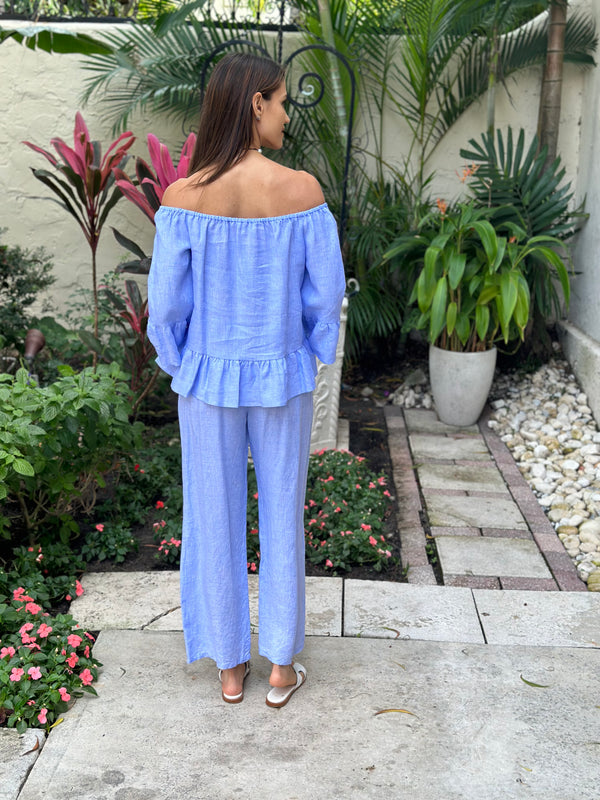 Bolero El Scollo Linen Top by Marina St Barth from Marina St Barth