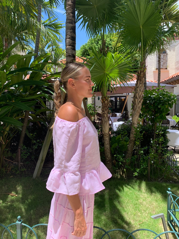 Bolero El Scollo Linen Top by Marina St Barth from Marina St Barth