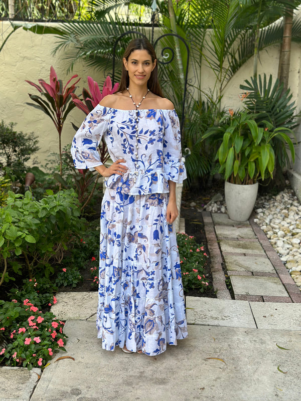 Bolero El Scollo Linen Top by Marina St Barth from Marina St Barth