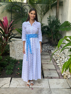 Eyelet Linen Belt by Marina St Barth from Marina St Barth