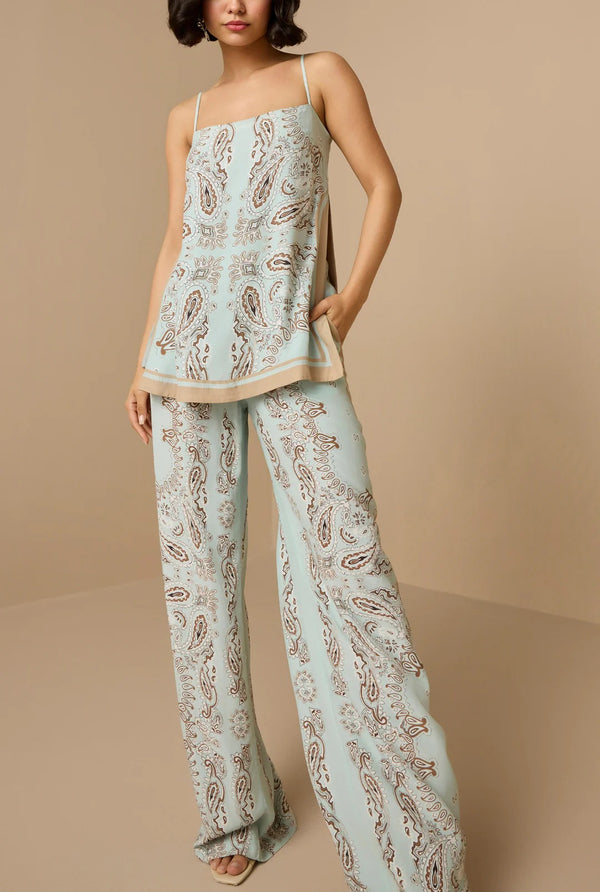 Hemant & Nandita Navi Straight Pants by Hemant & Nandita from Marina St Barth