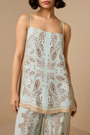 Hemant & Nandita Navi High Slit Top by Hemant & Nandita from Marina St Barth