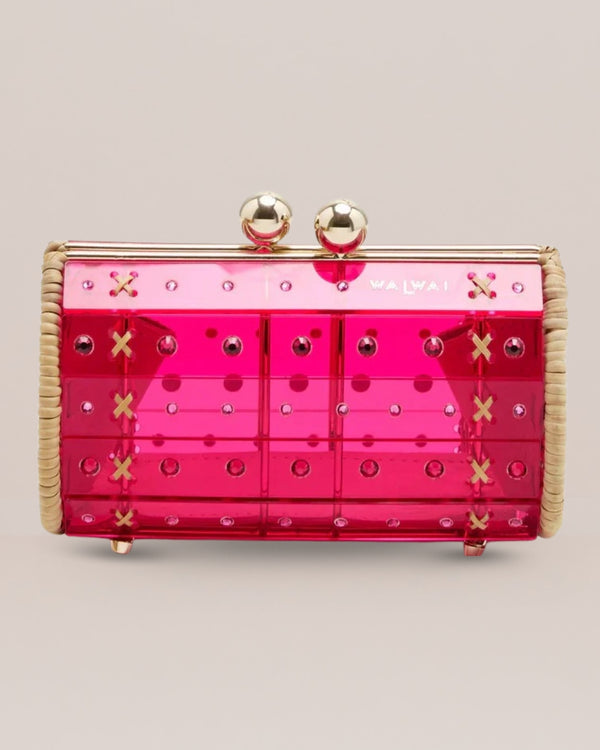 Clutch Strass Pink