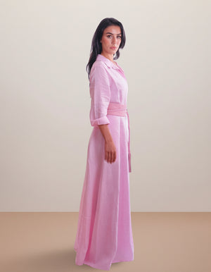 Shirt Dress Long Linen Solid by Marina St Barth from Marina St Barth