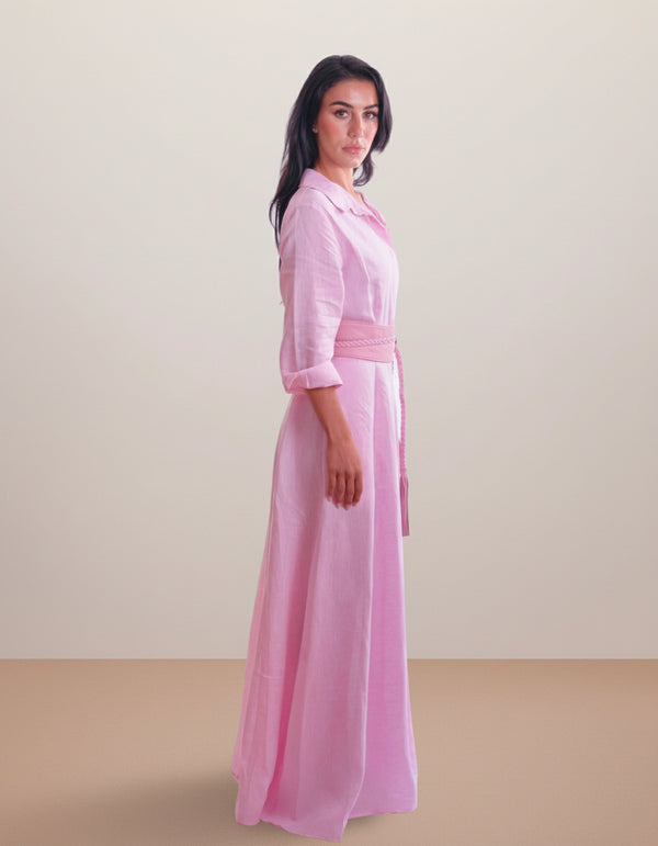 Shirt Dress Long Linen Solid by Marina St Barth from Marina St Barth