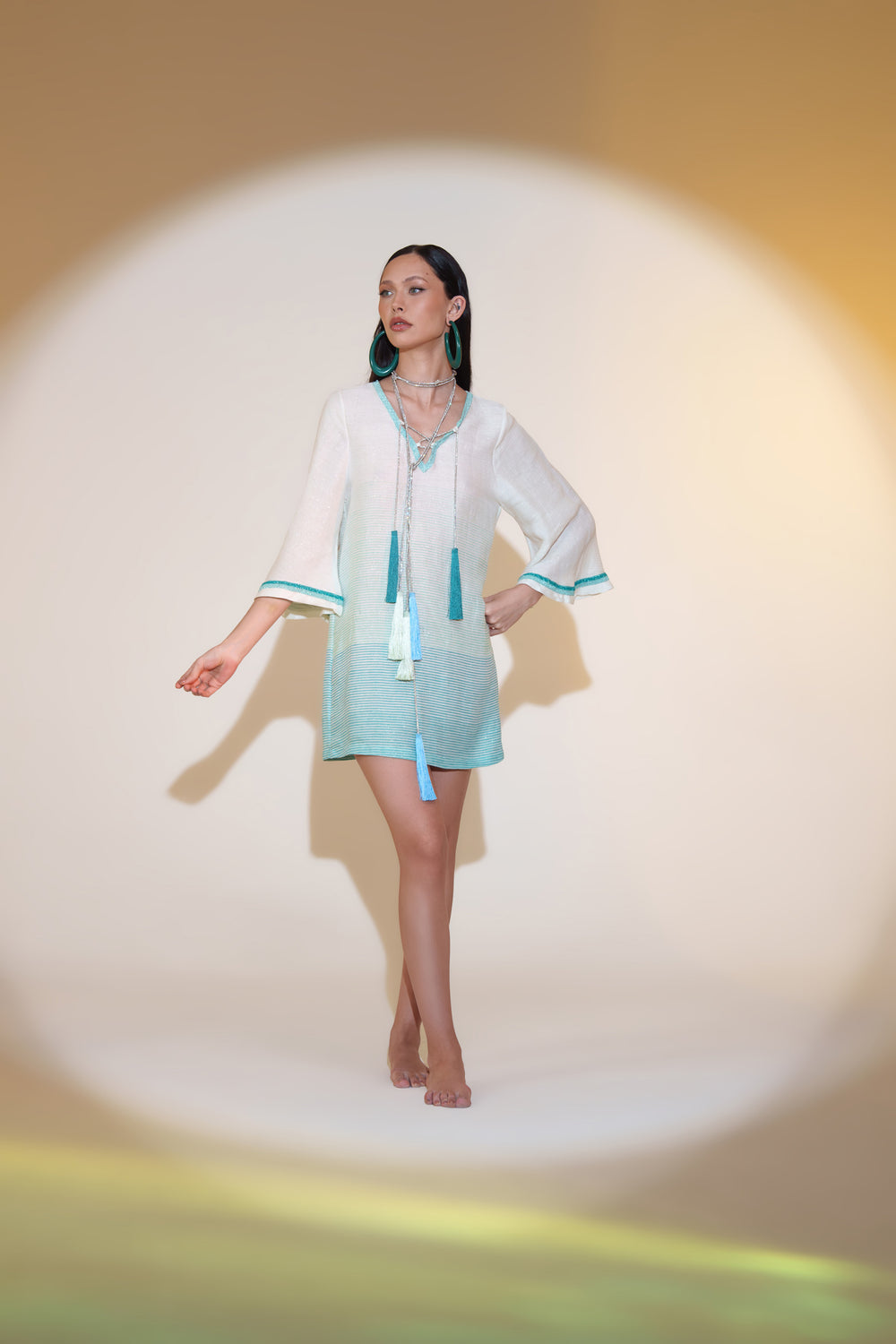 Pho Short Dress Emerald by Pho Firenze from Marina St Barth