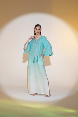 Pho Long Dress Emerald by Pho Firenze from Marina St Barth