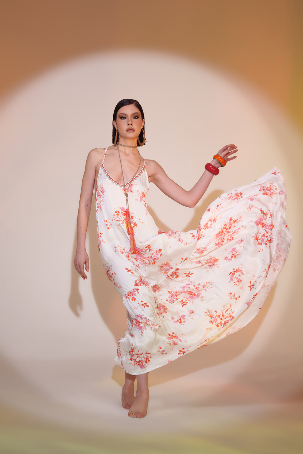 Pho Camisole Long Dress Hawaii by Pho Firenze from Marina St Barth