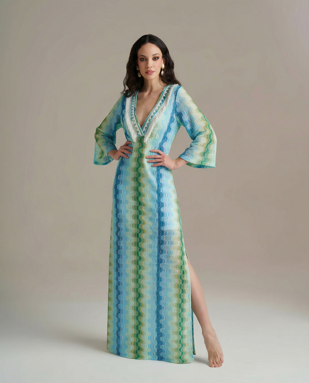 Long Dress Sky Green 4323038