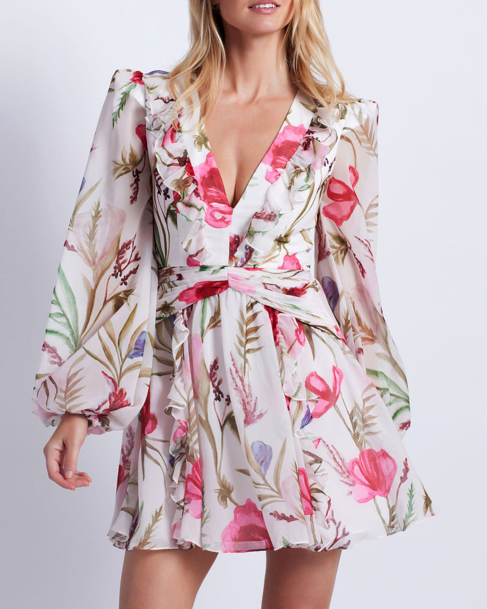 PatBo Viera V Neck Mini Dress by PatBo from Marina St Barth