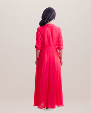 Shirt Dress Long Linen Solid by Marina St Barth from Marina St Barth