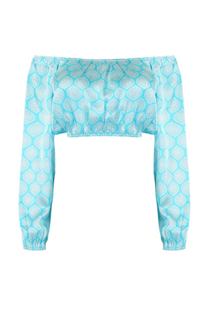 Marlea Marine Maxi Skirt Silk by Marlea from Marina St Barth