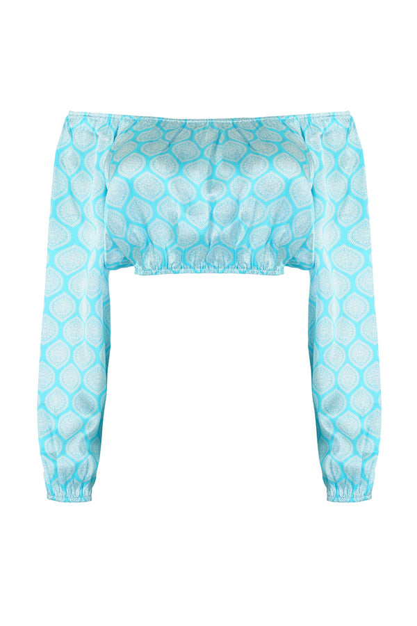 Marlea Marine Maxi Skirt Silk by Marlea from Marina St Barth