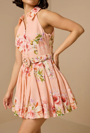 Hemant & Nandita Kavi Short Dress With Buckle Belt by Hemant & Nandita from Marina St Barth