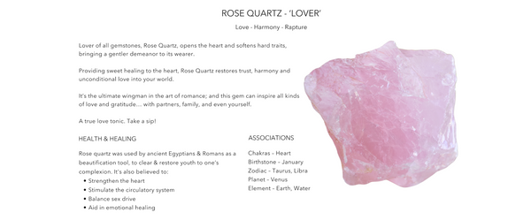 Lassanai Playa Cascades Rose Quartz by Lassanai from Marina St Barth
